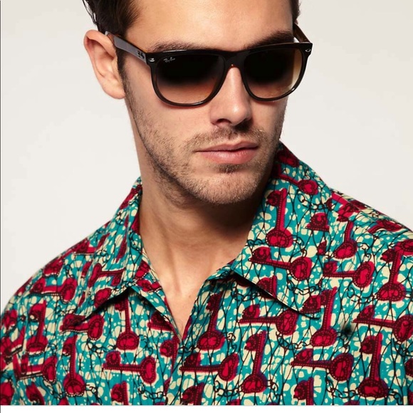 Ray-Ban flat brow wayfarer sunglasses in tortoise